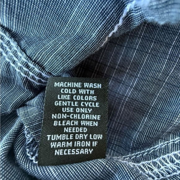 Buckle Black Men’s Wabash River Stretch Shirt Buttons Large Standard Fit - Picture 8 of 9